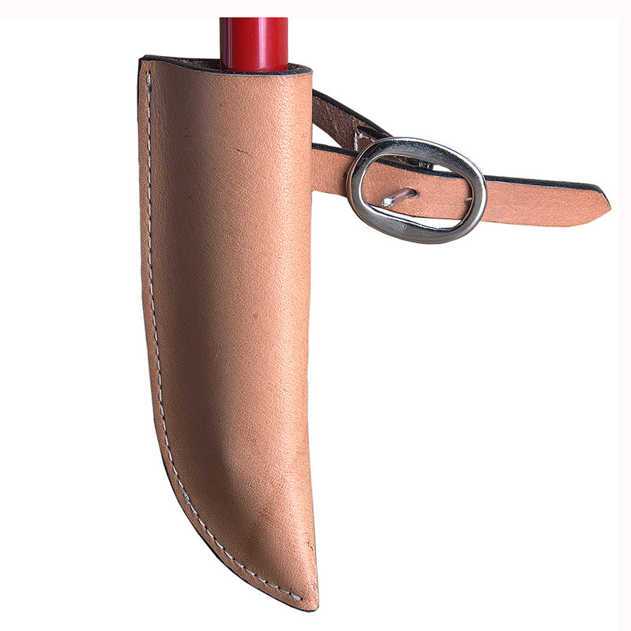 HILASON Genuine Leather Western Style Knife Sheath Scabbard Dark Tan - Uhorse