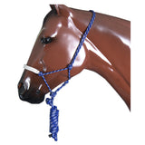 HILASON Western Horse Poly Rope Tied Adjustable Halter 8 Ft Lead - Uhorse