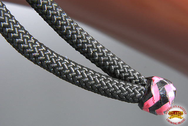 Western Horse Halter Poly Rope Tied Adjustable 8 Ft Lead Hilason