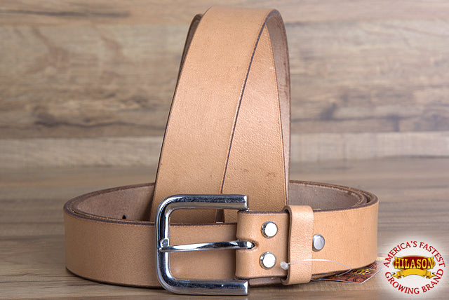 HILASON Western Genuine Leather Belt for Men Women Cowboy Cowgirl Handmade Unisex Full Grain Heavy Duty Jeans