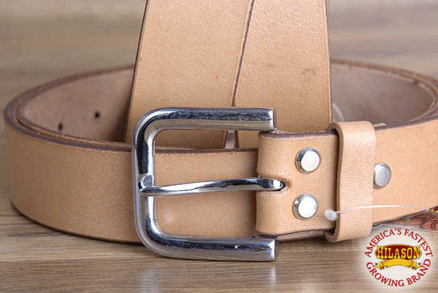 HILASON Western Genuine Leather Belt for Men Women Cowboy Cowgirl Handmade Unisex Full Grain Heavy Duty Jeans