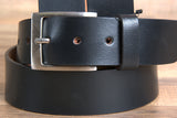 Leather Gun Holster Belt Genuine Handmade Western Mens Dress Belt Hilason Black