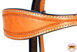 HILASON Western Horse Headstall Bridle American Leather Tan | for Horses Headstalls