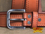 Leather Gun Holster Belt Carry Heavyduty Western Mens Concealed Hilason