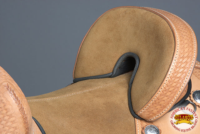 15 Treeless Western Trail Barrel Racing American Leather Saddle Hilason