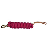 5/8" X 10" Hilason Western Horse Cowboy Braided Lead Rope W/ Snap Raspberry