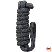 Hilason Horse Riding Poly Lead Rope Blue Tan 1
