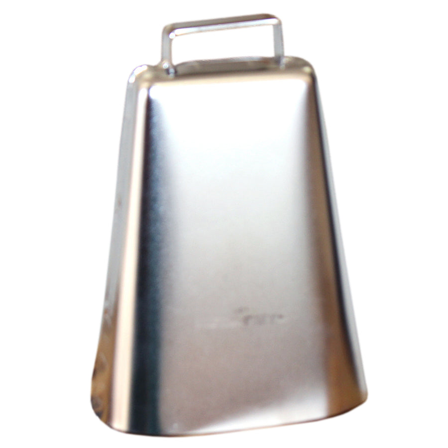 5" Hilason Pro Rodeo Junior Cow Bull Riding Kentucky Rope Bell Nickel Plated - Uhorse