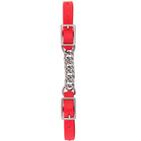 5/8" Weaver Brahma Webb Single Link Chain Durable Curb Strap Chilli Pepper Red