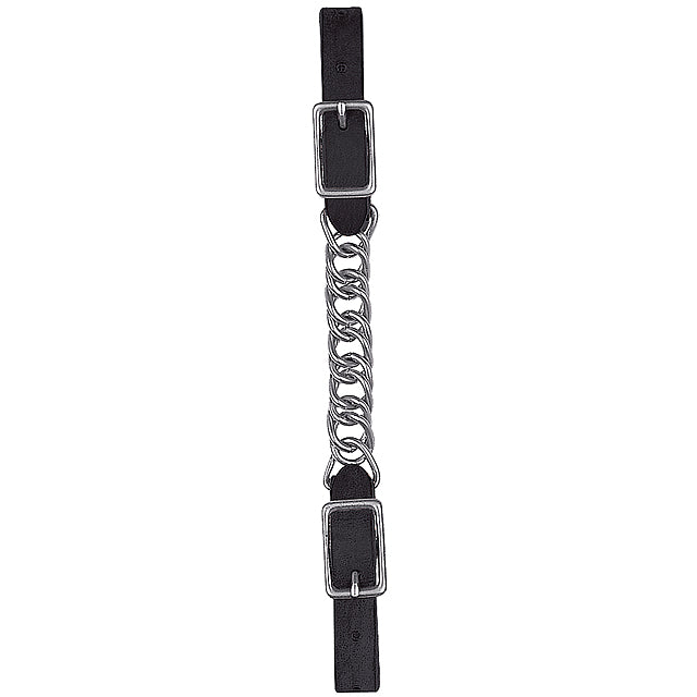 3 1/2" Weaver Trail Gear Synthetic Durable Flat Link Chain Curb Strap Black