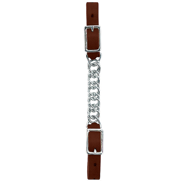 3 1/2" Trail Gear Synthetic Durable Flat Link Chain Curb Strap Brown - Uhorse