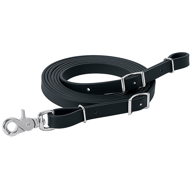 5/8" X 10' Trail Gear Reins with Scissor Snap Conway Buckles Black - Uhorse