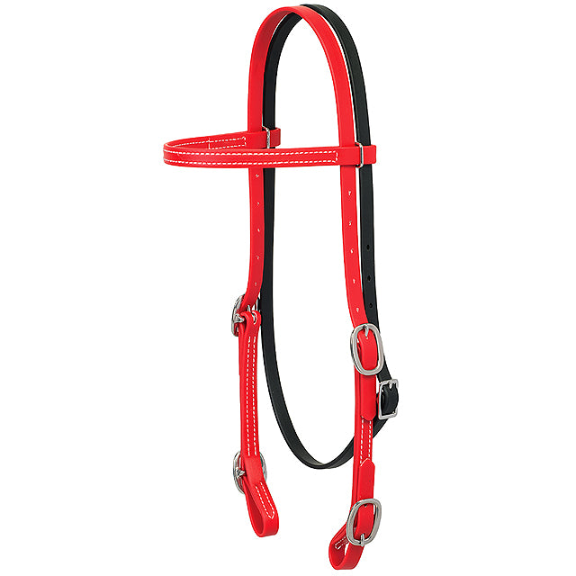 5/8" Weaver Brahma Webb Durable All Purpose Browband Headstall Chilli by Hilason – Cowboy and equestrian accessories