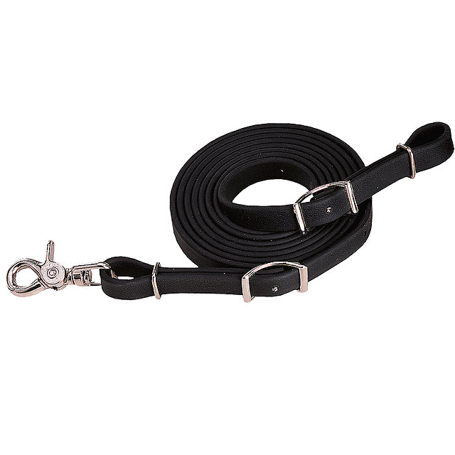 5/8" X 8' Weaver Brahma Webb Trail Gear H. Roper Reins W/ Scissor Snap by Hilason – Cowboy and equestrian accessories