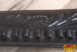 46 In Hilason Western Right Hand Gun Holster Rig 44/45 Cal Leather Cowboy