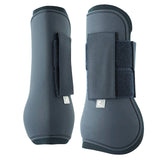 Cob Horze Sprit Tendon Plastic Neoprene Horse Leg Boots Pair Dark Blue