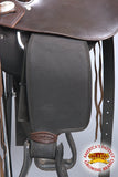 Hilason Gaited Western Trail Pleasure Endurance American Leather Saddle Dark Brown