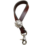 HILASON 4 Inch Leather Horse Tie Down Hobble Keeper Sunset Hand Tool | Horse Tie Down | Leather Horse Ties Down | Tie Down Straps for Horses | Leather Tie Down for Horses