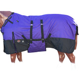 Hilason 600D Winter Waterproof Horse Turnout Blanket Belly Wrap Purple