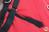 Hilason 600D Winter Waterproof Poly Horse Blanket Belly Wrap Red
