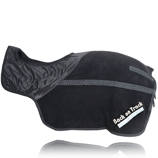 72" Back On Track Horse Warm Up Therapeutic Fleece Exercise Sheet Black - Uhorse