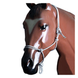 Hilason Horse Adjustable Poly Tied Rope Halter