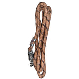 9 Feet Hilason Horse Riding Nylon Round Lead Rope Brown