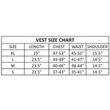 HILASON Safety Bull Riding Vest Protective Leather White | Equestrian Unisex Rodeo Men & Women