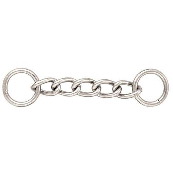 Metal curb chain with rings - Uhorse