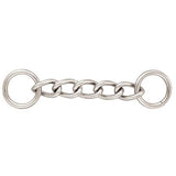 4" Hilason Horse Tack Curb Chain W/ 3/4" Rings 6 Links Chrome Plated