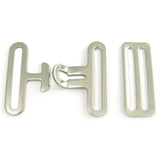 Pack Of 4 2 In H. Tk. 3 Piece Nickel Plt. Surcingle Attachment Set – by Hilason – Cowboy and equestrian accessories