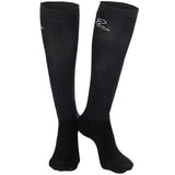 8.5-10.5 Size Horze Western Tack Competition Rider Socks 2 Pack Black Cotton - Uhorse