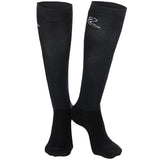 8.5-10.5 Size Horze Western Tack Competition Rider Socks 2 Pack Black Cotton