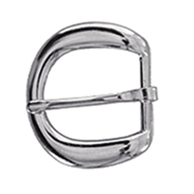 Pack Of 4 1 In Western Horse Tack Die Cast Heel Buckle Nickel Plated - Uhorse