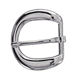 Pack Of 4 3/4 In Western Horse Tack Die Cast Heel Buckle Nickel Plated - Uhorse