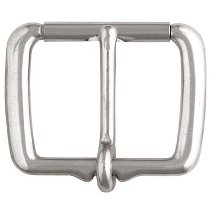 Pack Of 2 In Western Statinless Steel Rectangle Belt Rolller Buckle - Uhorse