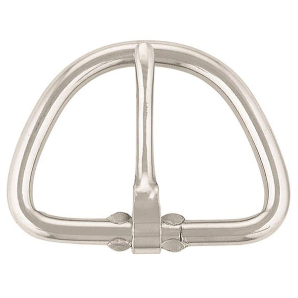 Stainless steel western saddle dee ring with center post - Hilason