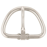 Stainless steel western saddle dee ring with center post - Hilason