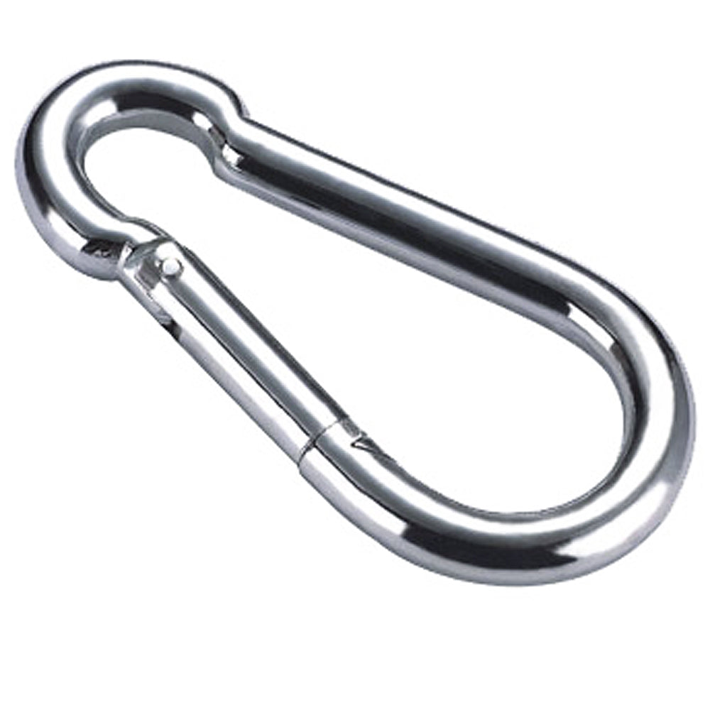Hilason Western Tack Zinc Plated Spring Snap Horse Hook Carabiner | Horse Hook | Spring Carabiner | Hook Carabiner | Snap Hook Carabiner | Snap Hooks | Set of 2