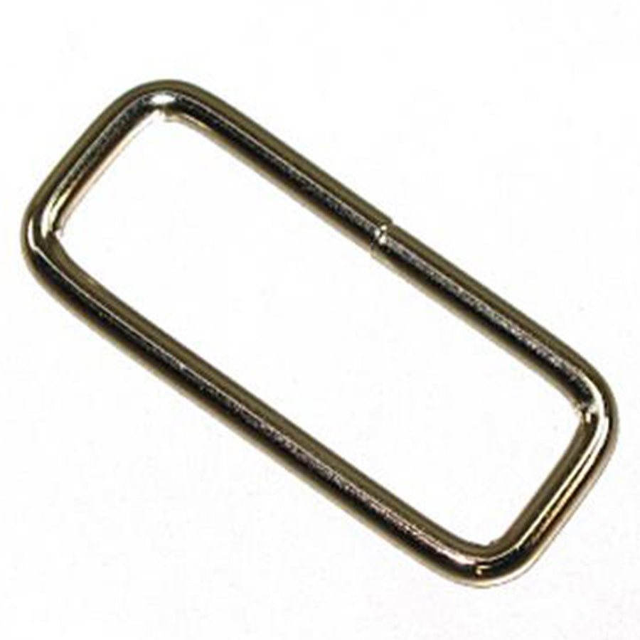 Pack Of 50 3/8 Inchx5/8 Inch Nickle Plated Rectangle Horse Strap - Uhorse
