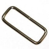 Pack Of 20 3/8 Inchx5/8 Inch Nickle Plated Rectangle Horse Strap - Uhorse