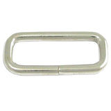 3/8 In X 3/4 In Western Horse Wire Rectangle Strap Loop Nickel Plated