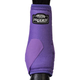 Large Prodigy Horse Front Neoprene Athletic Sports Boots Pair Grape - Uhorse