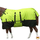 76" Hilason 1200D Winter Waterproof Turnout H. Blanket Belly Wrap Lime by Hilason – Cowboy and equestrian accessories