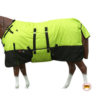 HILASON 1200D Winter Waterproof Poly Horse Blanket Belly Wrap | Turnout Blankets for Horses