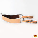 Western Horse Tripping Breast Collar American Leather Tan Hilason
