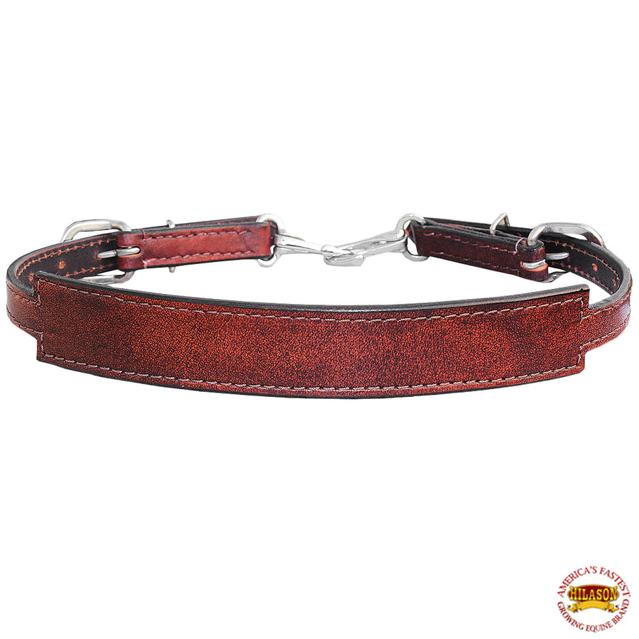 Hilason Horse Adjusts 24" - 27" Size Leather Breast Collar Wither Strap - Uhorse