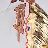 HILASON Western Horse Bull Riding Genuine Leather Rodeo Chaps