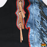 HILASON Western Horse Bull Riding Genuine Leather Rodeo Chaps | for Men and Women Unisex