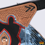 HILASON Western Horse Bull Riding Genuine Leather Rodeo Chaps